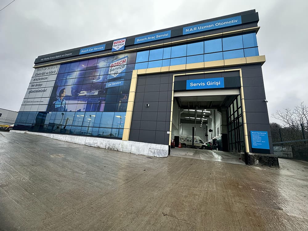 NAR Uzman Otomotiv Çerkezköy Fabrika Dış Görünüm — Bosch Araç Servisi